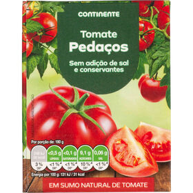 Tomate Em Pedaços Continente 380 gr