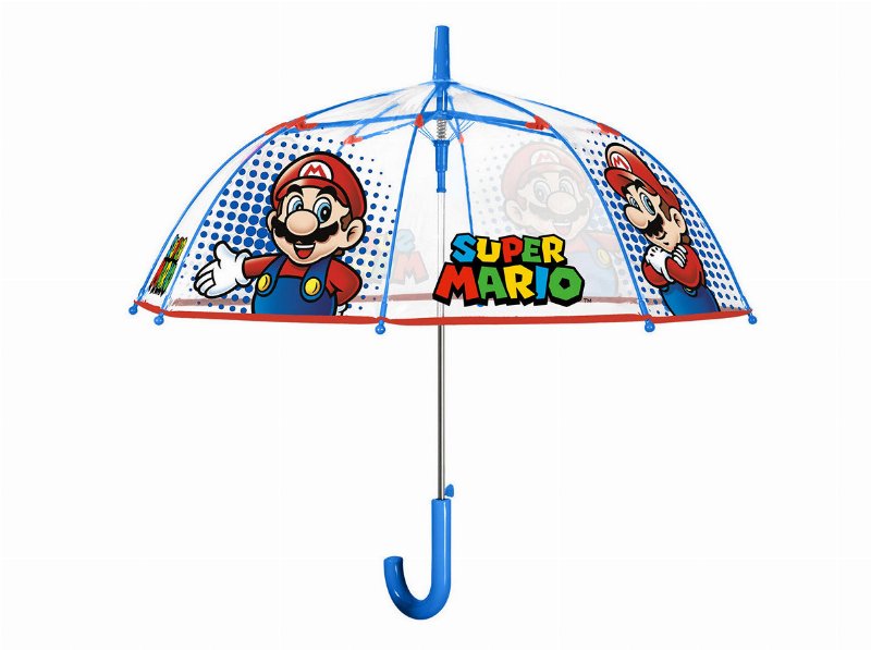 Guarda-Chuva Longo Manual Super Mário