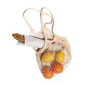 Saco Para Frutas E Legumes Reutilizável Algodão Bege Kasa