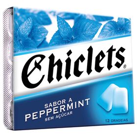Pastilhas Elásticas De Peppermint Chiclets 16,5 gr