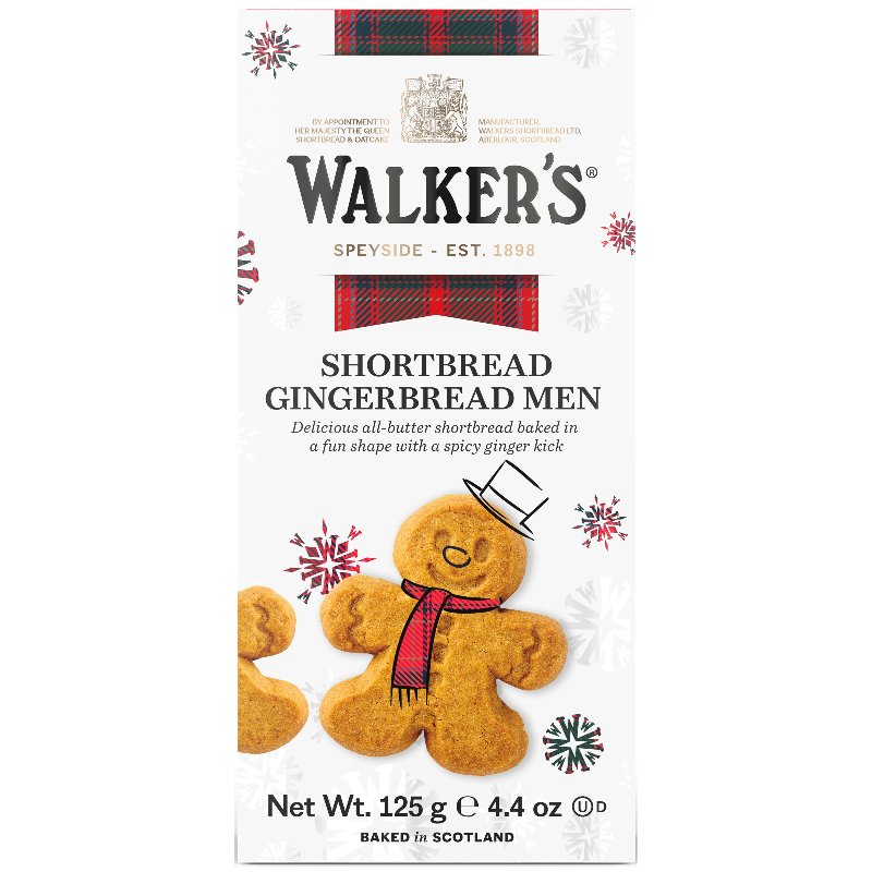 Bolachas De Gengibre Shortbread Boneco De Neve 125 g