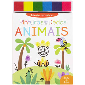 Primeiras Atividades - Pinturas Com Os Dedos - Animais