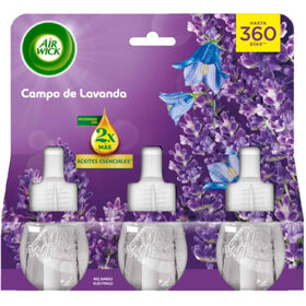 Ambientador Recarga Elétrico Lavanda Air Wick 3 Un