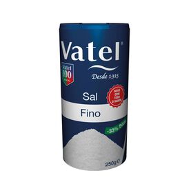 Sal Fino Com Menos 33% Sódio Vatel 250 gr