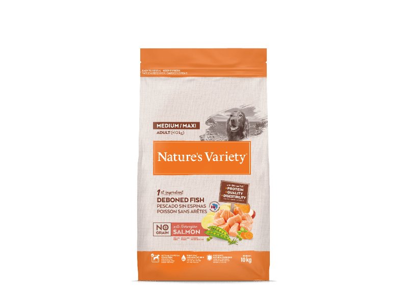 Ração Cão Nature's Variety No Grain Salmão 10 kg