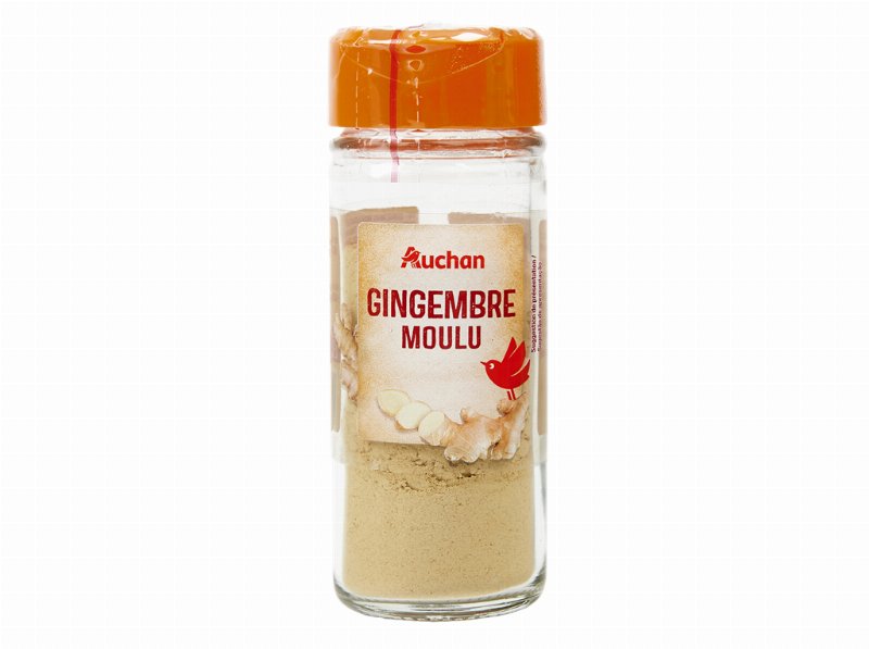 Gengibre Moido Auchan Desidratado Frasco 27 g
