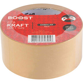 Fita Adesiva Kraft 25Mx48Mm Boost 1 Un