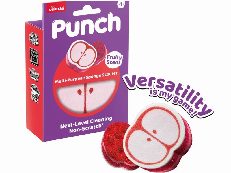 Esponja Vileda Maçã Punch 1Un