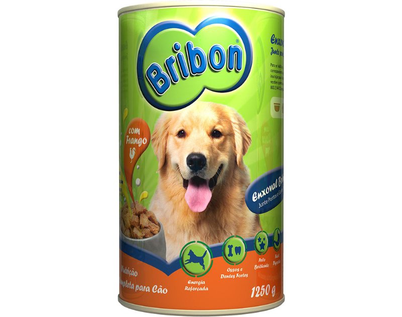 Comida Húmida Para Cão Bribon Com Frango 1.25 kg