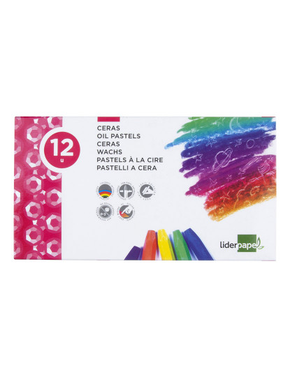 Lápis De Cera 12Un Liderpapel