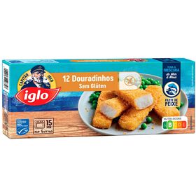 Douradinhos De Peixe Sem Glúten Capitão Iglo 360 gr (12 Un)
