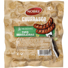 Salsichas De Churrasco Brasileiras Nobre 220 gr