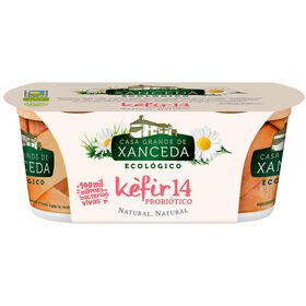 Iogurte Kefir 14 Cremoso Natural Casa Grande De Xanceda 250 gr (2 Un)