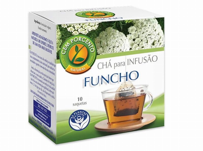 Chá Cem Porcento Funcho 10 Saquetas