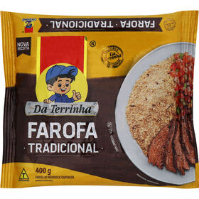 Farofa De Mandioca Temperada Da Terrinha 400 gr