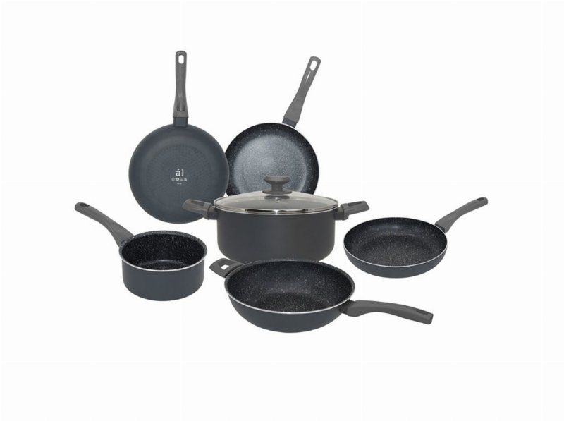 Trem Cozinha Aluminio Actuel 100% Reciclado 7 Peças