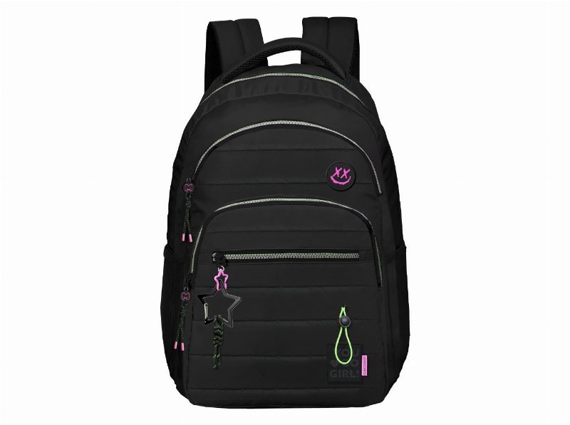 Mochila Marshmallow Noxy Preto 16X32X42 Cm