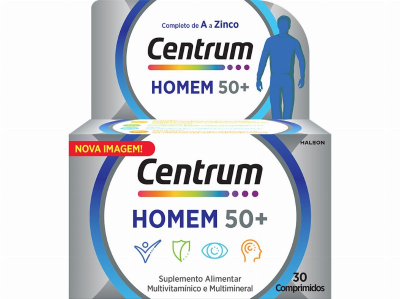 Suplemento Centrum Homem 50+30 Comprimidos