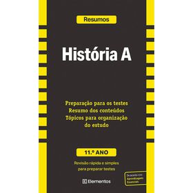 Resumos - História A - 11.º Ano De Elementos