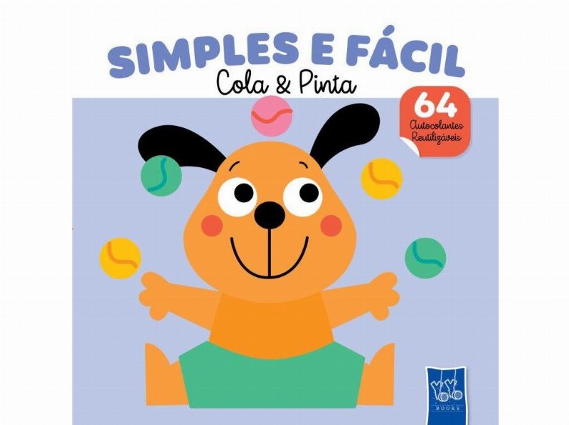 Livro Simples E Fácil - Cola & Pinta - Cão