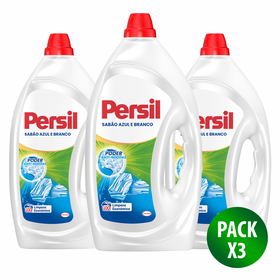 Detergente Máquina Roupa Líquido Sabão Azul E Branco Persil