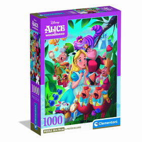 Clementoni - Puzzle Disney Alice In Wonderland 1000 Peças