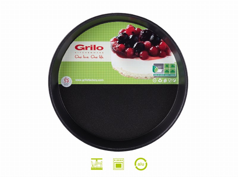 Forma Para Bolos Alta Preto Grilo 24Cm