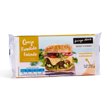 Queijo Fundido Fatiado Pingo Doce 0.3Kg