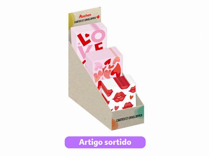 Cartão De Aniversário Auchan Classico Com Envelope Modelos Sortidos