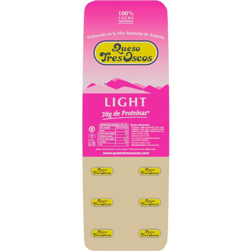 Queijo Barra Light Peso Aproximado