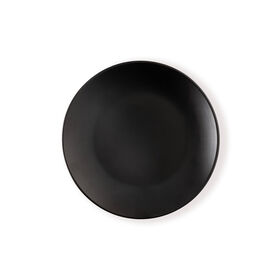 Conjunto 4 Pratos Sobremesa 20,5Cm Preto Porto Kasa