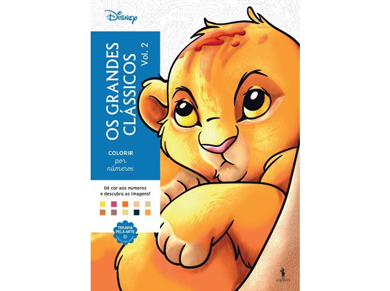 Livro Colorir Por Números - Os Grandes Clássicos Vol. Ii