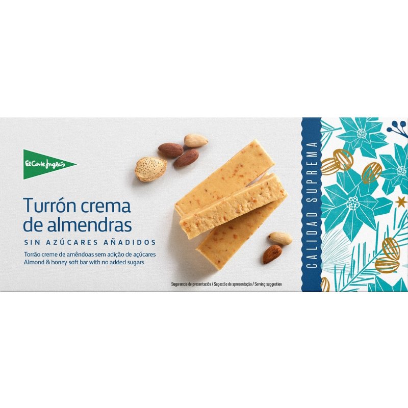 Torrão Creme De Amêndoas Sem Açúcares Adicionados Sem Glúten