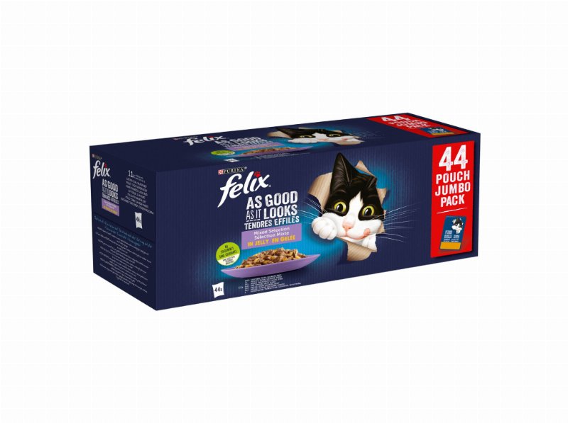 Comida Húmida Para Gato Felix Fantastic 44X85 g