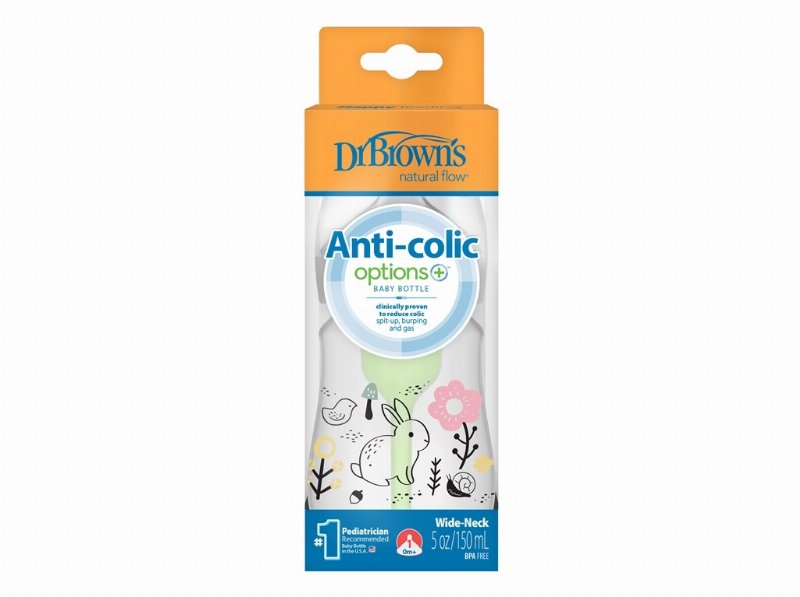 Biberão Dr. Brown's Boca Larga Bosque 150 ml 1Un