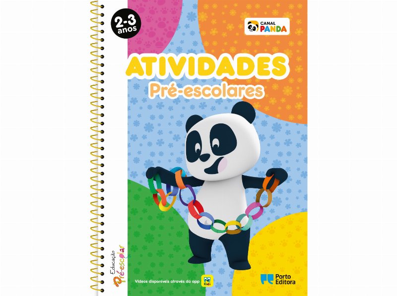 Livro Atividades Pré-Escolares Panda - 2-3 Anos