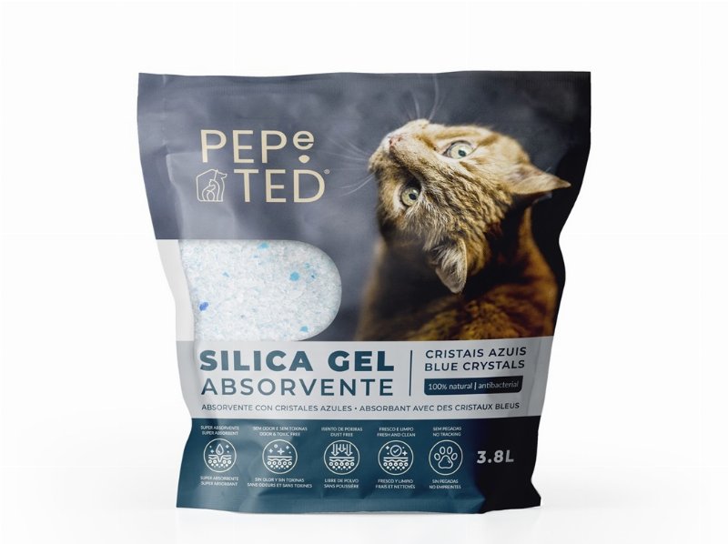 Sílica Gel Para Gato Pepe Ted 3.8 l