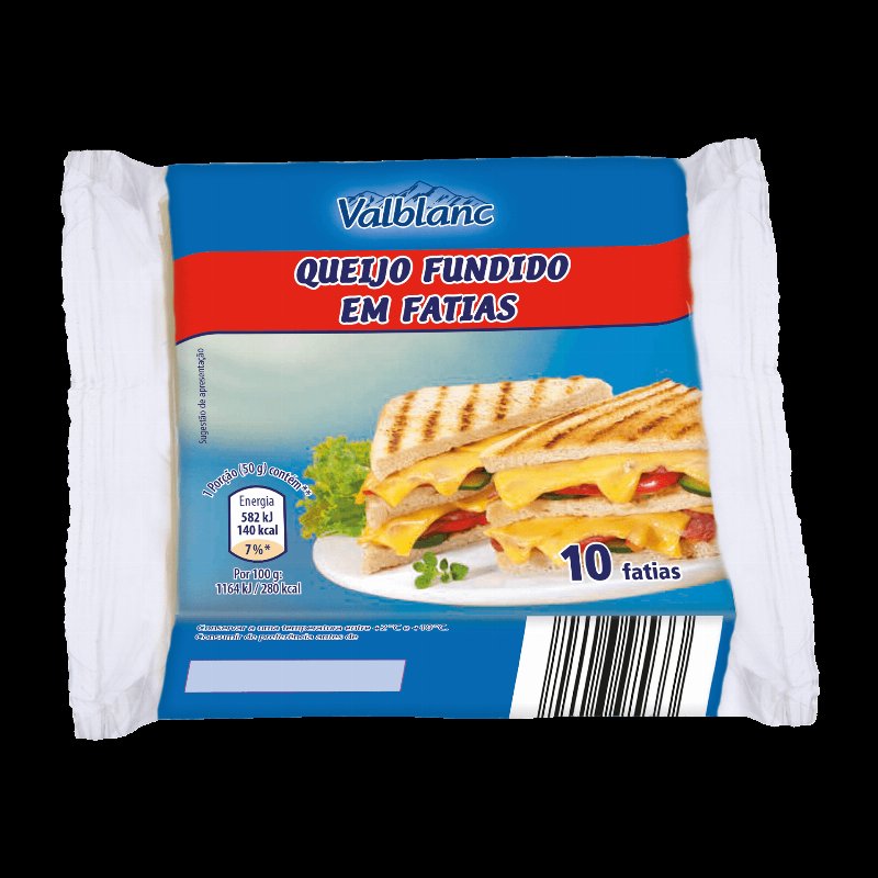 Queijo Fundido Em Fatias 250 g