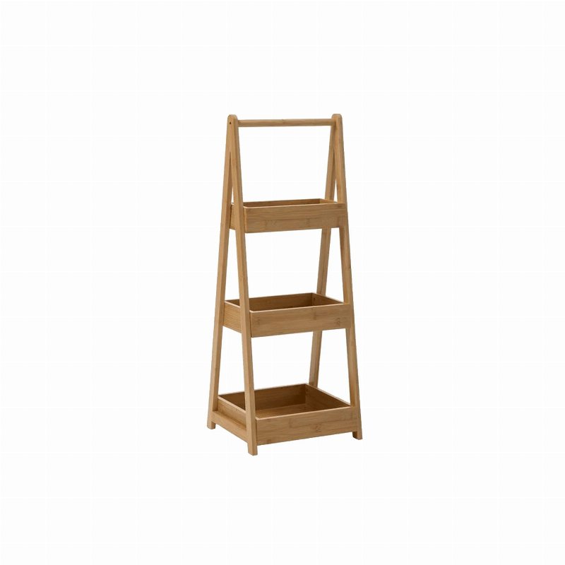 Movel Wc 3 Prateleiras Em Bambu