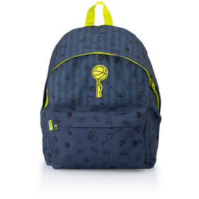 Mochila Almofadada Azul Sporty Note!