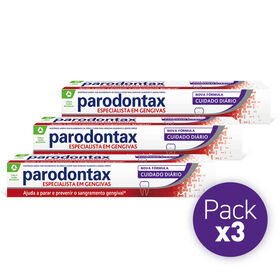 Pasta De Dentes Gengivas Cuidado Diário Parodontax 3 X 75 ml