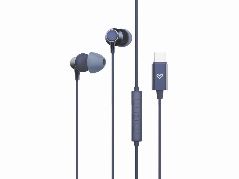 Auriculares Energy Sistem Metallized Type C Azul C/Micro
