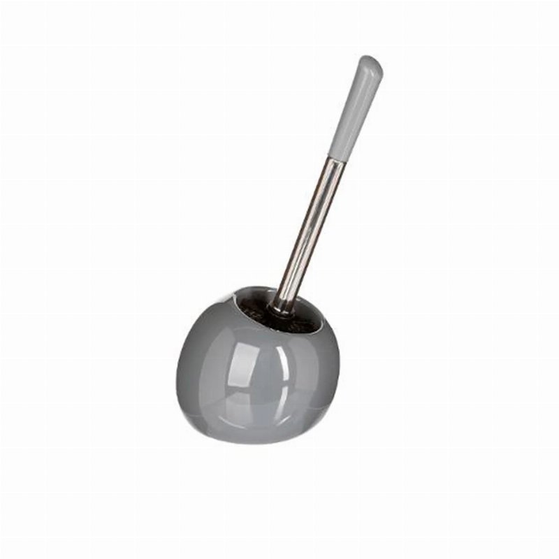 Escova Piaçaba Com Suporte Cerâmico Cinza