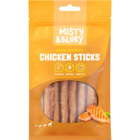 Snack Para Cão Sticks Frango Misty & Bluey 60 g