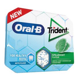 Pastilhas Elásticas Oral-B Spearmint Trident 17 gr