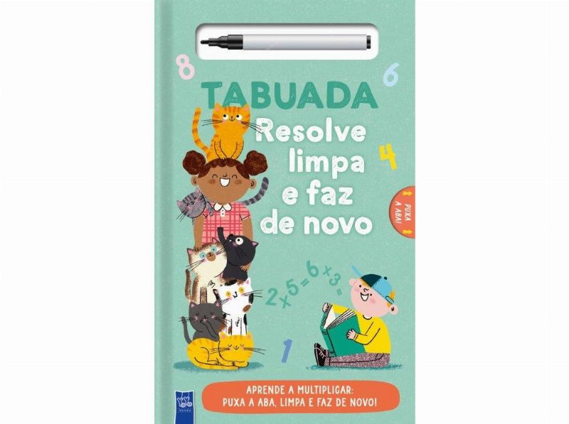 Livro Tabuada Resolve Limpa E Faz De Novo