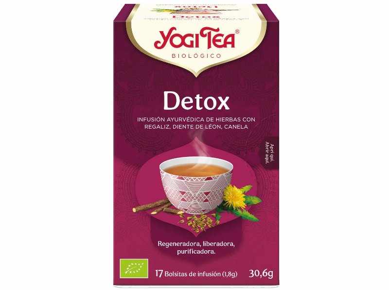 Infusão Yogi Tea Detox Bio 17 Saq