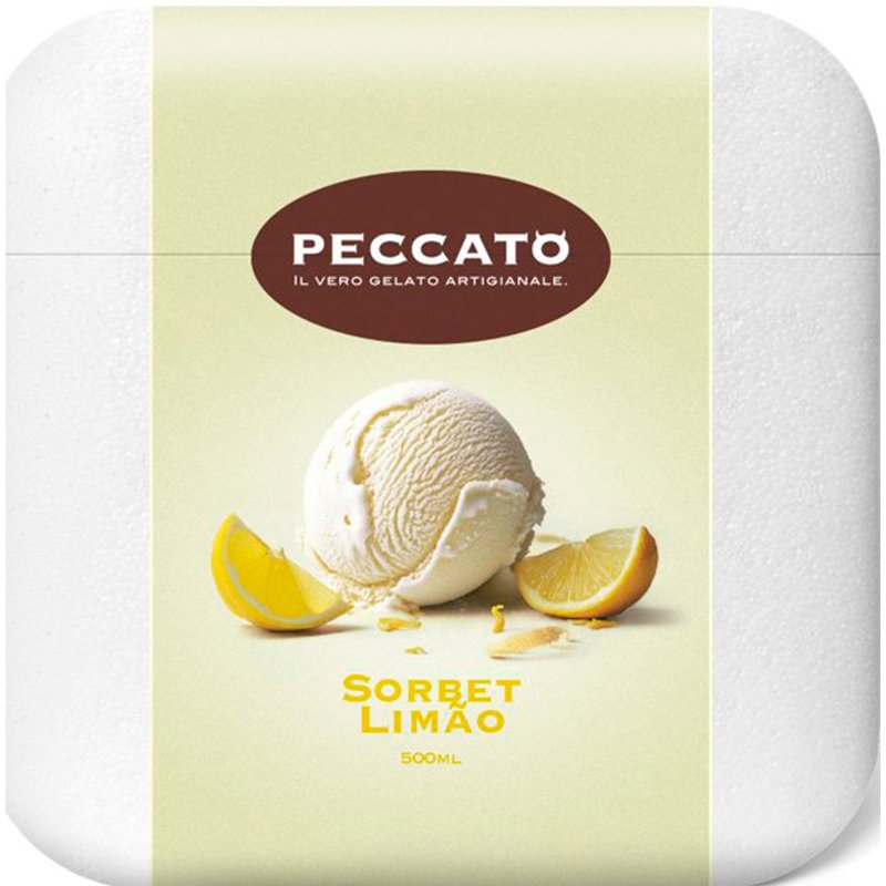 Gelado Sorbet De Limão 500 ml