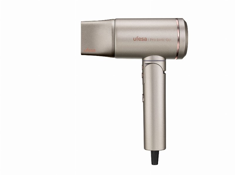 Secador De Cabelo Viagem Ufesa Pro Ionic Go Gold 1600W