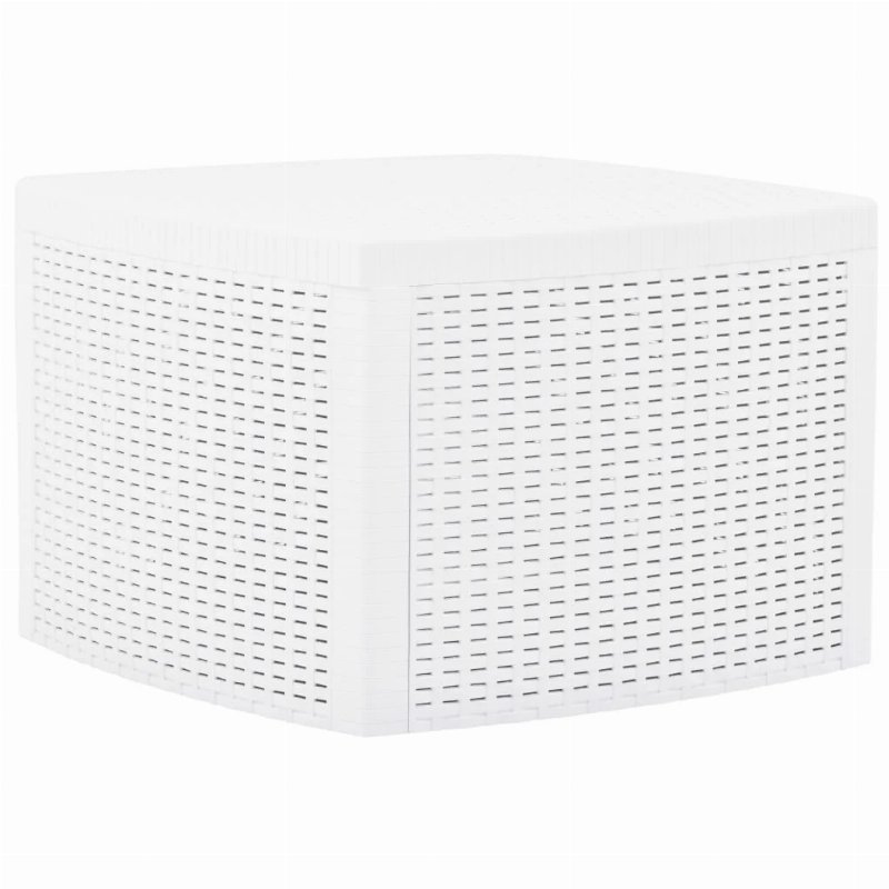 Hkh Mesa De Apoio 54X54X36,5 Cm Plástico - Branco